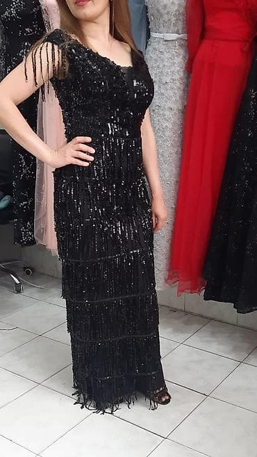 Женская одежда: Qadın axşam və ziyafət geyimləri kolleksiyası - Leopard naxışlı uzun — 2
