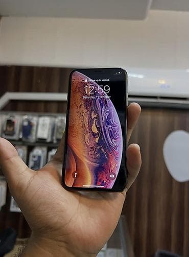 iphone 14 mavi 256 gb: IPhone Xs, 512 GB, Qızılı, Zəmanət, Simsiz şarj, Face ID — 6