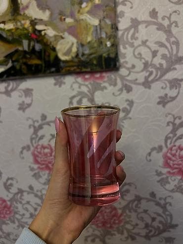 pol kraskasi: Metbex ucun teze hamsii - Şüşə dekorativ qab: Qapaqlı, naxışlı — 5