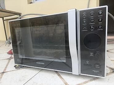 mikrodalqali soba: Mikrodalğalı soba Samsung, Ayrıca dayanan, Qril ilə, rəng - Gümüşü — 1