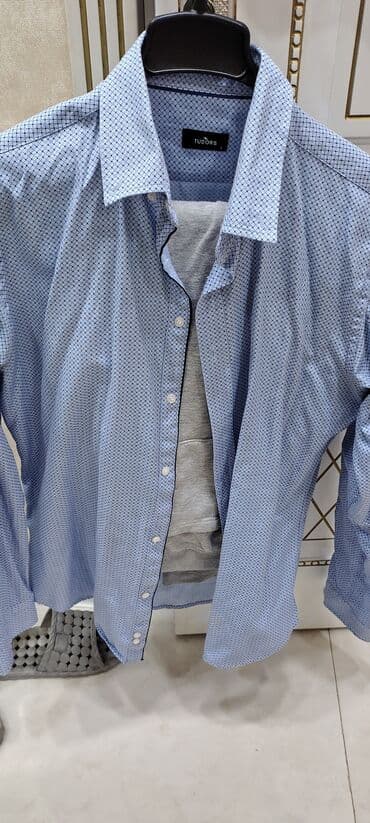 Digər kişi geyimləri: Köynək, Tudors, L, rəng - Mavi — 1