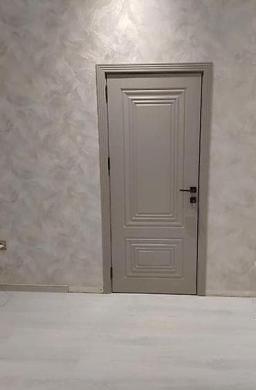 Otaq qapısı – klassik dizayn, açıq boz rəng - Material: taxta əsaslı