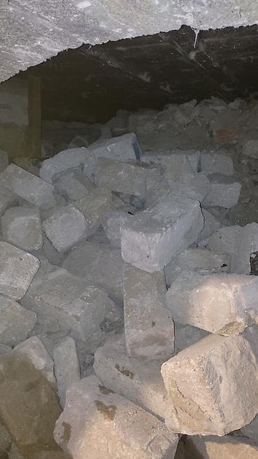 beton boru: Məhsul: Tikinti qırıntıları – iri ölçülü beton/kərpic blokları — 1