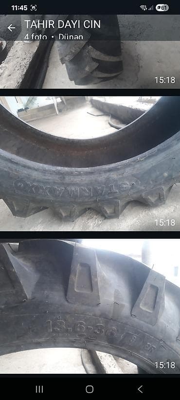 sinler 235 65 16 с: Kənd təsərrüfatı texnikası üçün arxa traktor təkəri - Ölçü: 13.6-36 - — 6