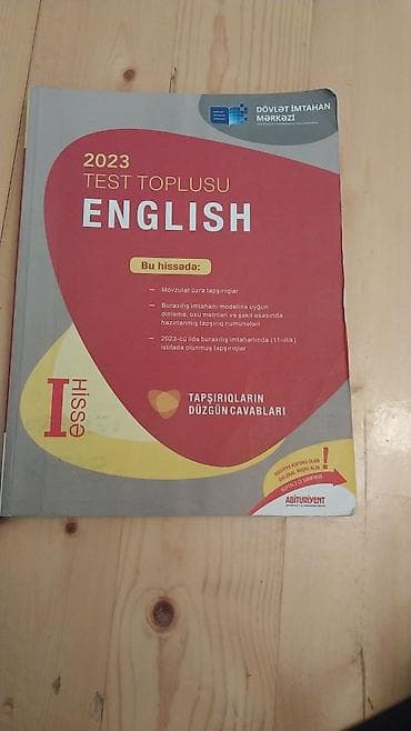 İngilis dili Testlər 11-ci sinif, DİM, 1-ci hissə, 2023 il — 1