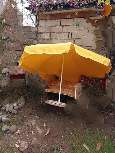 semeni formalari: Bağ/çimərlik çətiri – sarı rəng - Geniş səthli, dairəvi formalı günəş — 2