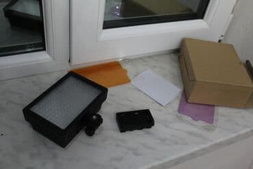 Prajekdor videokamera üçün yenidir çox güclü ışıqlanması var karopqası