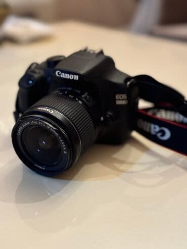 deri sumka: Canon Eos 1200d. Çox az işlənilib. Cızığı yoxdur. Zaryadka çox yaxşı — 1