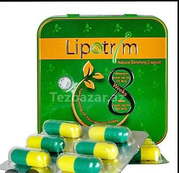homm bitkisel az: Məhsul: Lipotrim – Natural Slimming Capsule Xüsusiyyətlər: - Arıqlama — 1