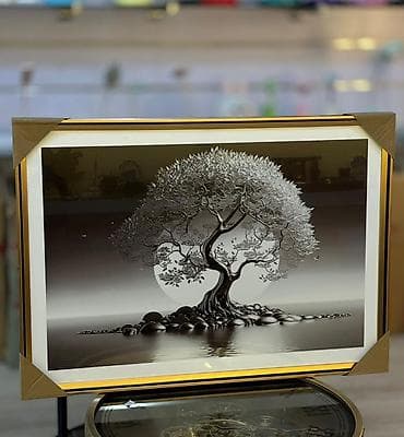 şar sekilleri: Müxtəlif mövzulu çərçivəli divar şəkilləri. Divar tablosu Ölçü  — 7