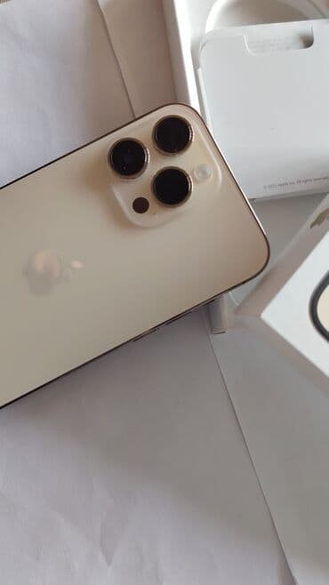 iphone 11 ucuz: IPhone 14 Pro Max, 256 GB, Qızılı, Face ID — 2