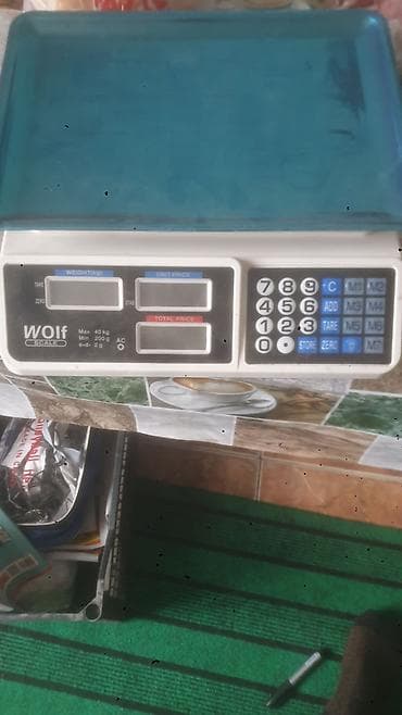 Wolf SCALE elektron ticarət tərəzisi - Maks. çəki: 40 kq - Min. çəki