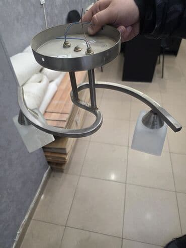 tabaka tava: Çılçıraq, 3 lampa, Metal — 3