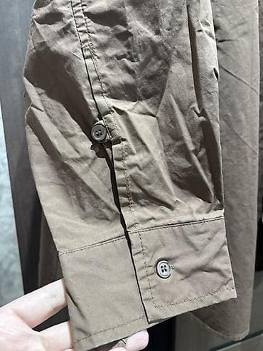 topdan geyim: Qadın köynəyi – açıq qəhvəyi rəng - Model: Oversize, /44,46,48 — 9