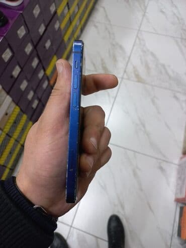 monitor ekran: IPhone 12 mini, 64 GB, Göy, Zəmanət, Simsiz şarj, Face ID — 2