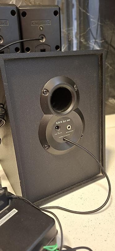 TV və video: İşlənmiş Creative Kolonka, Növ - Kompüter üçün, rəng - Qara — 4