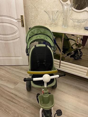 трехколесный велосипед для взрослых: Uşaq üçtəkərli velosipedi – transformer tipli model. - Rəng — 1