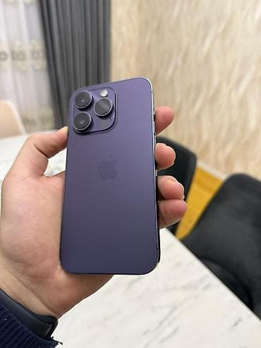 iphone 5 plus: IPhone 14 Pro, 128 GB, Deep Purple, Face ID — 1