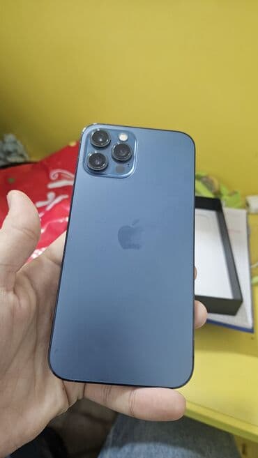 телефон fly 5 0: IPhone 12 Pro, 128 ГБ, Pacific Blue, С документами — 2