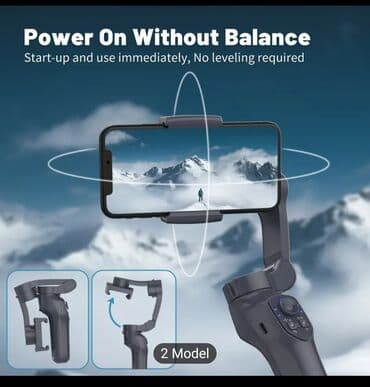 стедикам для телефона: Smartfonlar üçün nəzərdə tutulmuş bu stabilizator, AI üz izləmə və 3 — 5
