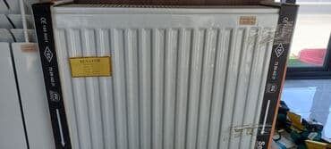 divar paneleri: İstilik sistemləri üçün nəzərdə tutulmuş, ağ rəngli, polad materialdan — 1