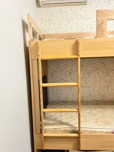 qara dik: Oğlan və qız üçün, İşlənmiş, Çarpayı, Matras ilə, Siyirməsiz, MDF — 4