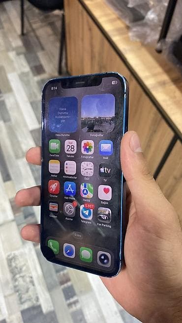 IPhone 12, 128 ГБ, Голубой, Face ID