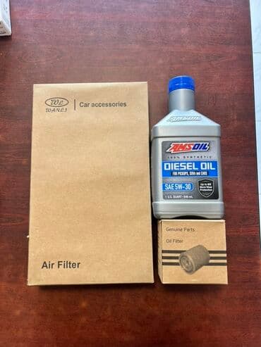 turbo az qoşqular: Kia sorenta dəsdi Toanes markalı hava filtri, AMSOIL SAE 5W-30 dizel 7 — 1