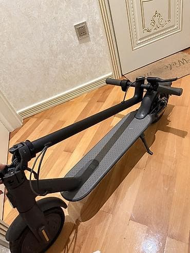 elektrik samavar: Elektrikli skuter – Xiaomi Mi Electric Scooter (qara) (Endirim — 1