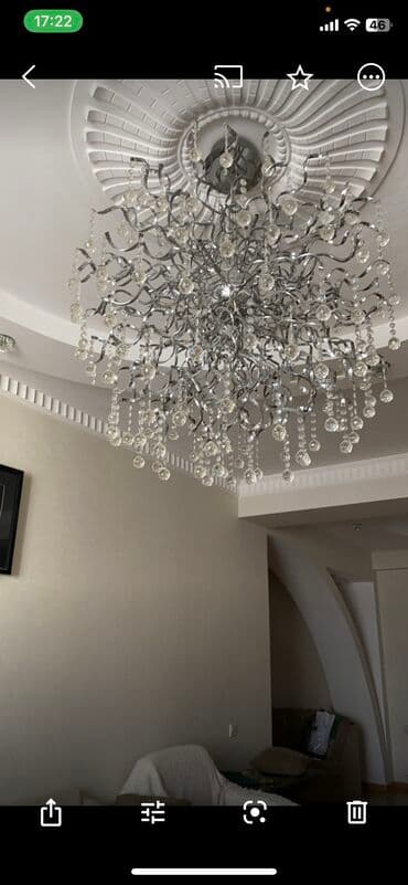 Xrustal çılçıraq, 2300 azne alınıb, köçməklə əlaqədar satıram. 500