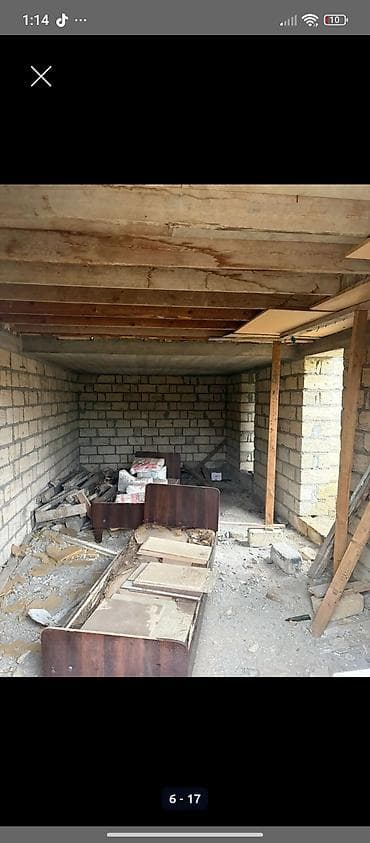 xankendi evler: İki mərtəbəli yarımçıq tikili – daş divarlı fərdi ev. - Konstruksiya — 6