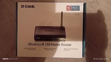 iphone 11 almaq: D-Link DIR-300 Wireless N 150 Home Router Xüsusiyyətlər: - 802.11n — 3