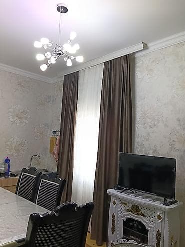 ev ve torpaq: 3 otaqlı həyət evi - Plan: qonaq otağı mətbəxlə birlikdə, 2 yataq — 3