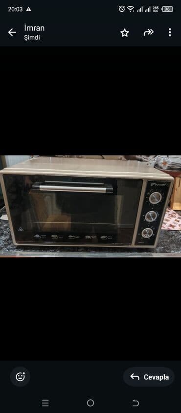 şirniyyat sobaları: Духовка Электрическая, цвет - Бежевый, Встраиваемая — 1