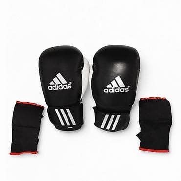 alet cantası: Adidas boks dəsti – qara rəng - Komplekt: 1 cüt Adidas boks əlcəyi + — 1