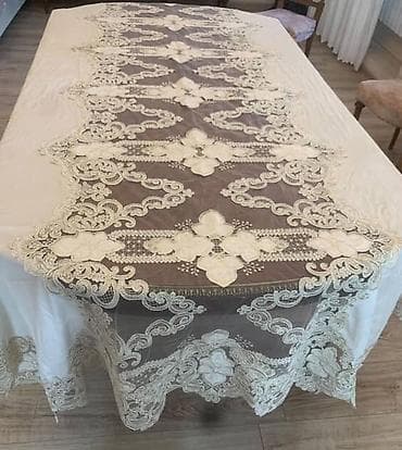 Örtüklər: Yenidir !!!Endirim olacaq!!!Məhsul: Dantel süfrə seti - Brend/seriya — 1