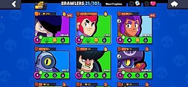 ps3 kirayə: Brawl Stars oyun hesabı - Kupa: 1065 - Brawl Pass səviyyəsi: 15 - — 2