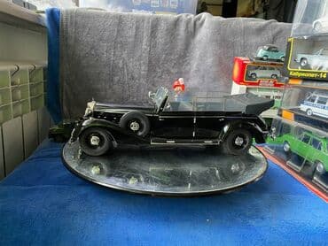 metbex tavan modelleri: Коллекционная модель Mercedes-Benz 770K Pullman W150 Black 1938 Road — 1