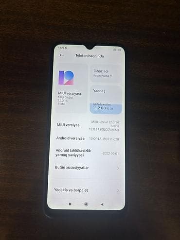 redmi note 15c: Redmi 9C, 32 GB, rəng - Mavi, Barmaq izi — 3