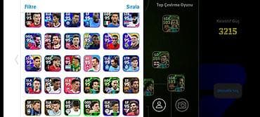 atlet: Salam. e football mobil oyunu. şəkillərdə mövcud oyunçular var — 7