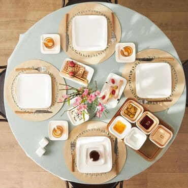 столовая для кукол: Karacadan nahar dəsti 41 parçadan ibarət 6 nəfərlik səhər yeməyi — 7