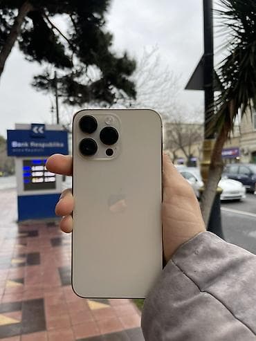 iphone 13 mini ikinci el: IPhone 14 Pro Max, 128 GB, Qızılı — 3