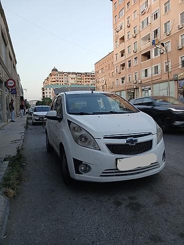 vaz 2107 panel: Chevrolet Spark, ağ rəng, ideal vəziyyətdə xanm maşını olub, ili — 1