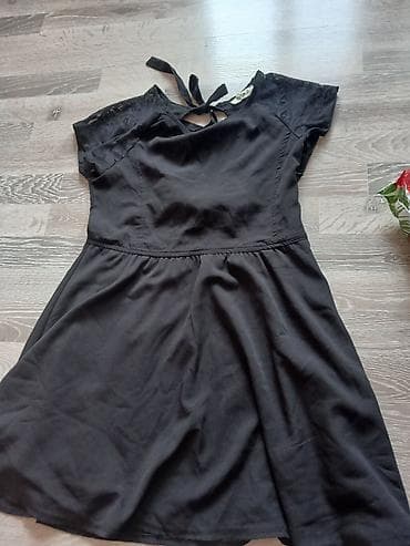 don: Qara rəngli zərif qısa don - Klassik “little black dress” stili - — 2
