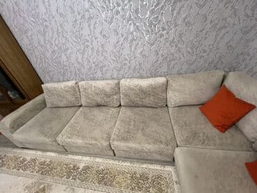 Ev üçün digər mallar: Künc divan, Açılmayan, Bazasız, Parça, Çatdırılma yoxdur — 2