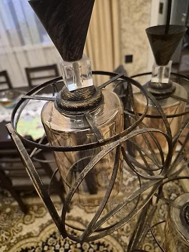 qelib satisi: Çılçıraq, 3 lampa, Metal — 1