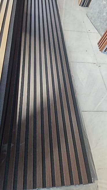 divar saat: Akumstik lamel panel – dekorativ divar və tavan örtüyü - Material — 1