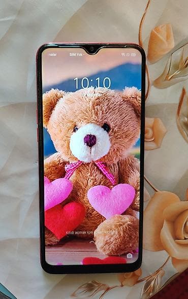 Realme C3, 64 GB, rəng - Qırmızı, Barmaq izi