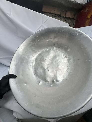 piknik sufresi: Kasalar, 1 əd, rəng - Gümüşü, Metal, SSRİ — 2