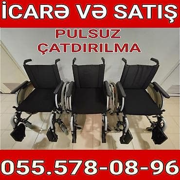 İcarə və satış üçün əlil arabaları Xüsusiyyətlər: - Yüngül və